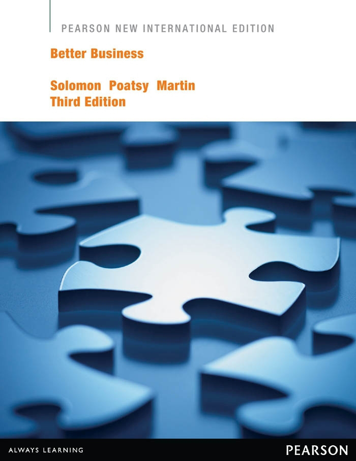 Better Business: Pearson New International Edition